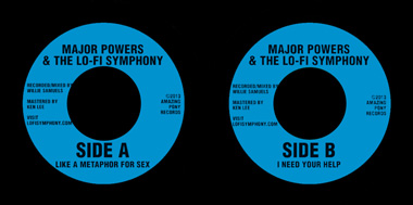 Major Powers 7 Inch Labels